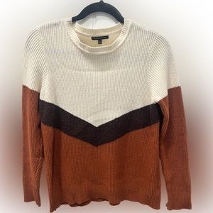 Knitted sweater fall colors Size M